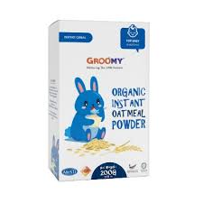 Groomy Organic Instant Oatmeal Powder 200 gm