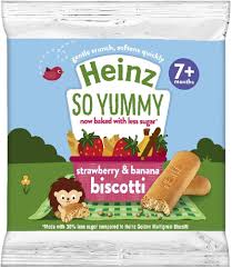Heinz Strawberry & Banana Biscotti (60g)