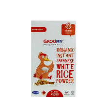 Groomy Organic Instant Japanese White Rice Powder - 200g