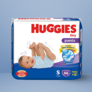 Huggies Dry Small Pant Diaper 4-8Kg - 70 Pcs (Malaysia)