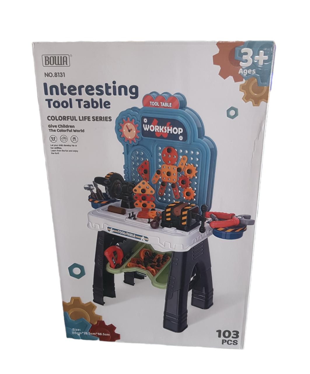 Kids Interesting Tool Table Toy 103 pc