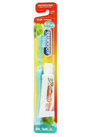 Kodomo Dental Toothbrush & Paste Kids Set for 3 to 6 Years