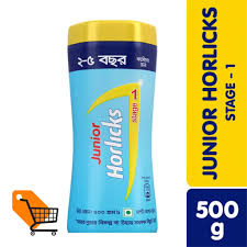 Junior Horlicks Health and Nutrition Drink Stage 1 (2-5 Years) Jar 500g (Powder Drink)