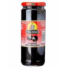 Figaro Pitted Black Olives 340gm