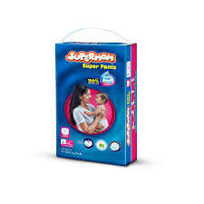 Supermom Baby Pant Diaper Large (8-15) Kg Super Saver Pack 34