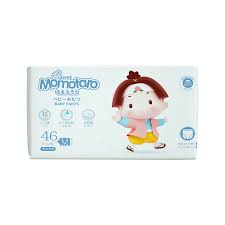 Momotaro Baby Diapers Pant M – 46 Pcs (6-11Kg) 46 Pcs