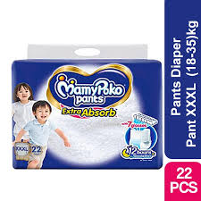 MamyPoko Pants Baby Diaper Extra Absorb (18-35Kg) - XXXL 22pcs