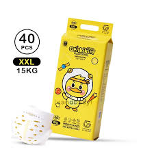 Genkikun Baby Diapers Belt 2XL – 40 Pcs (over 15Kg)