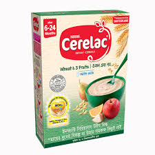 Nestle Cerelac Wheat & 3 Fruits with Milk (6-24m) - 350g