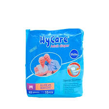HyCare Adult Belt System Diaper Medium Size~10 Pcs