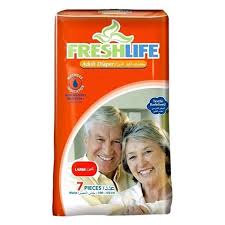 Freshlife Adult Diaper Belt Type Large 7 Pieces