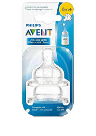 Philips AVENT Anti-Colic Nipple, Clear, Newborn