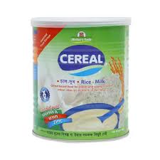 Mother's Smile Cereal Rice & Milk Tin 400 gm