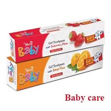 Meril Baby Gel Orange Toothpaste (45gm)