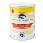 Mother's Smile Cereal 4 Fruits Milk & Wheat Tin 400gm