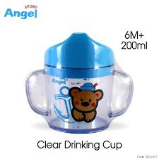 Angel Baby Drinking Cup Clear 200ml