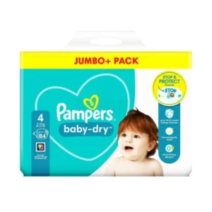 Pampers Baby Dry Size 4 Belt Jumbo Pack 6-10 kg- 86 pcs (UK)