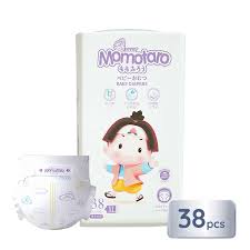 Momotaro Baby Diapers XL – 38 pcs (Tape Type) | Ultra Comfort & Dryness