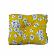 Baby Soft Flower Printed Head Pillow - Small