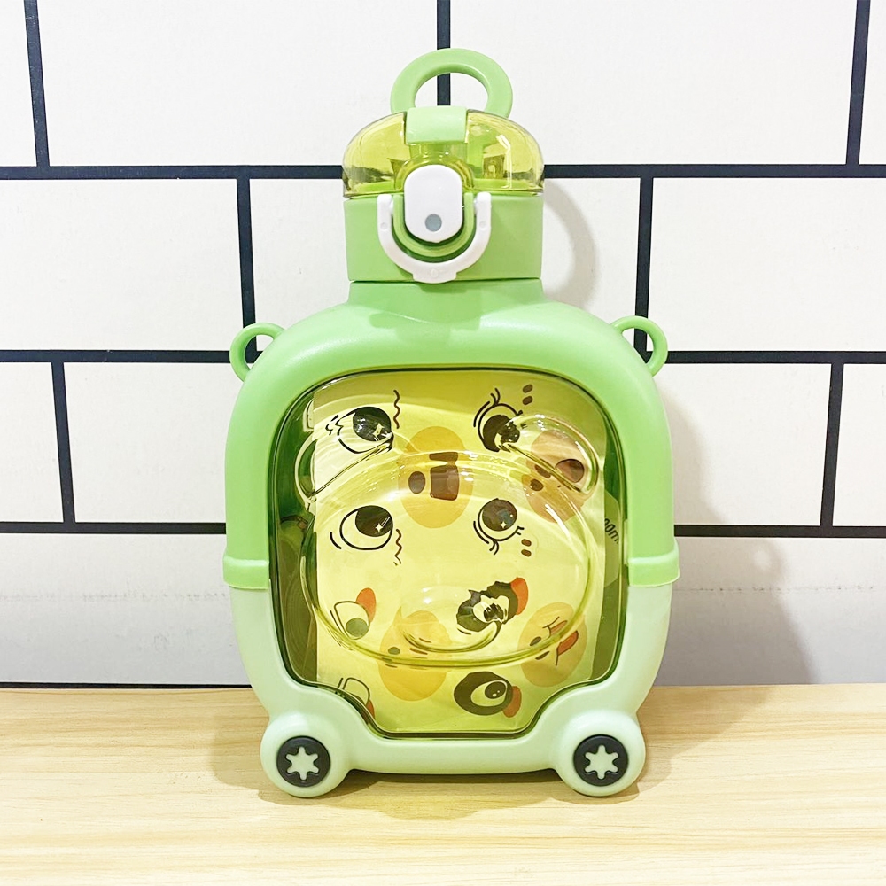 Muzi Cute Bear Water Bottle Portable Car